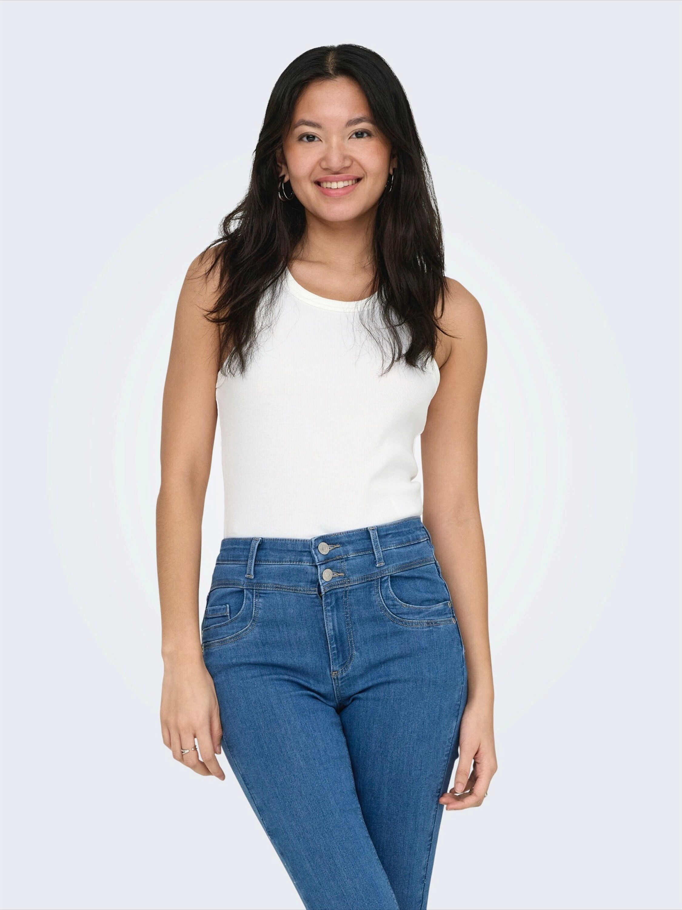 ONLY Shirttop ONLVal (1-tlg) Plain/ohne Details