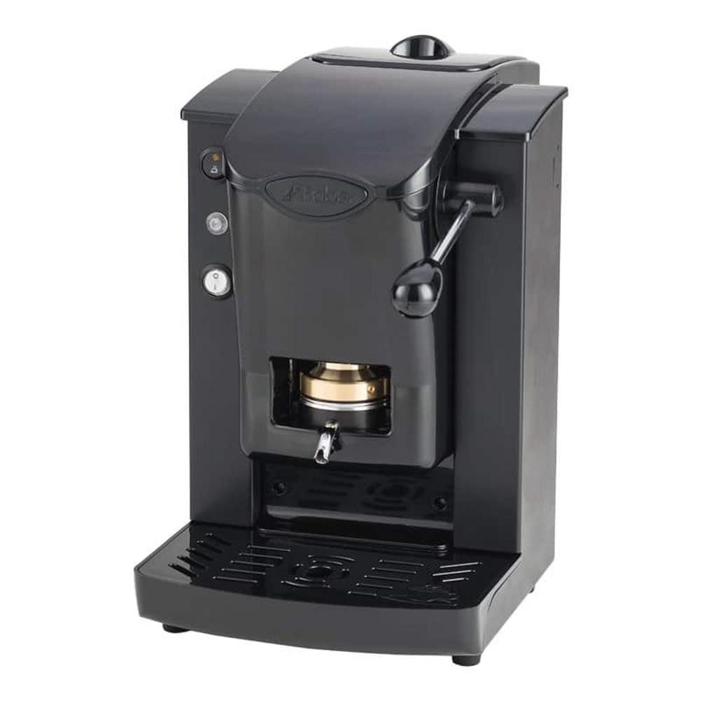 Faber Coffee Machines Espressomaschine Slotplast Nero ESE Pad 44 mm, Einsteigermodell, einfache Reinigung, schnelles Aufheizen