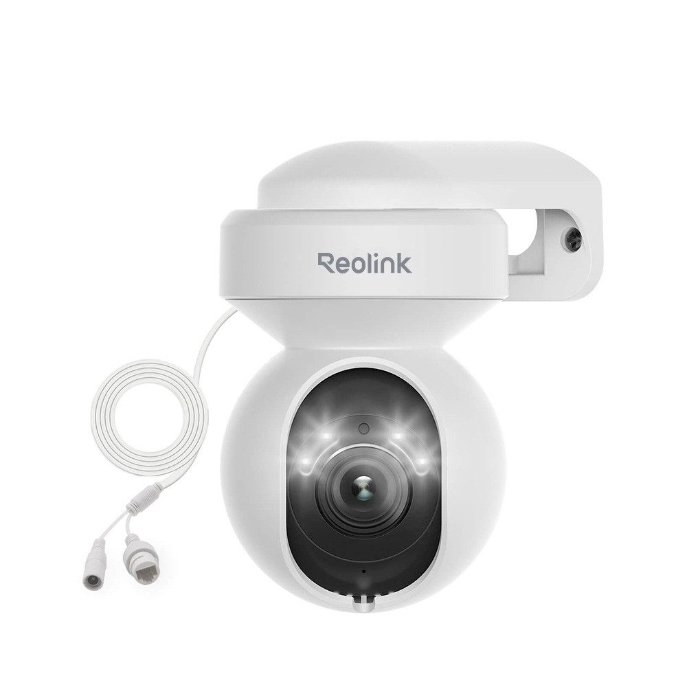 Reolink Überwachungskamera WLAN E1 Serie PT Cam 5MP ProHD AF (Außenbereich, Zoom,Auto-Tracking,2K+,Personen- & Autoerkennung,Farbige Nachtsicht)