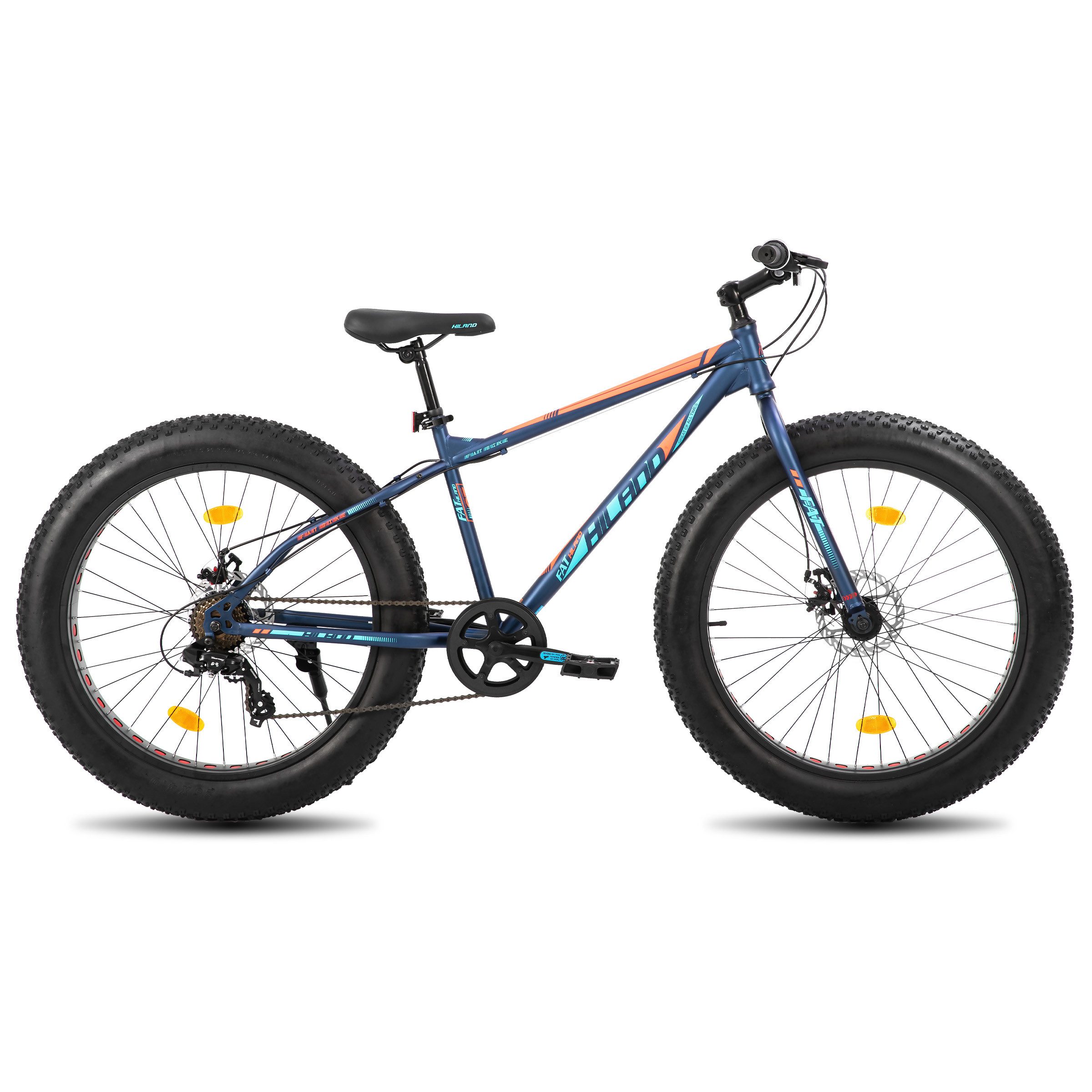 HILAND Fatbike 20 24 26 Zoll Kinder Fat Tire Fahrrad für Jungen Mädchen, Kinderfahrrad 7-Gang, Doppel scheibenbremse Kinder Mountainbike