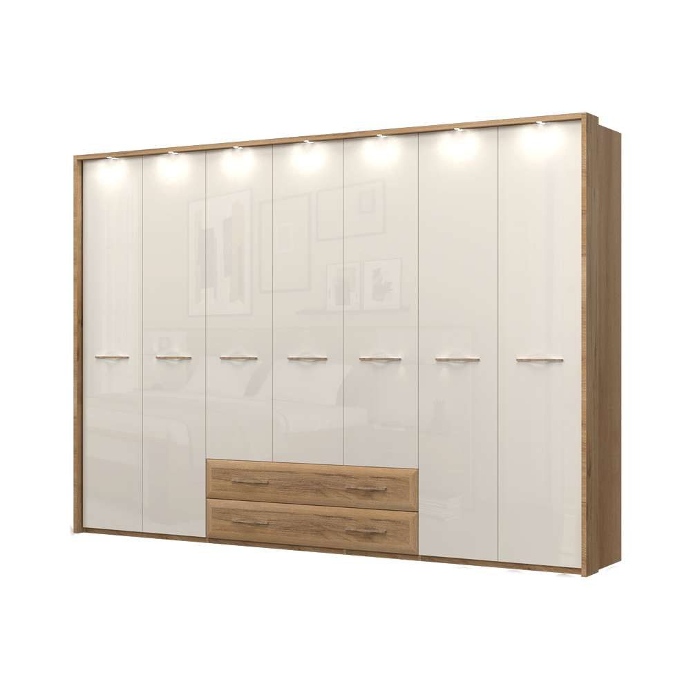OTTO home Kleiderschrank Gala, beige hochglänzend UV lackiert, kratzfest, F günstig online kaufen