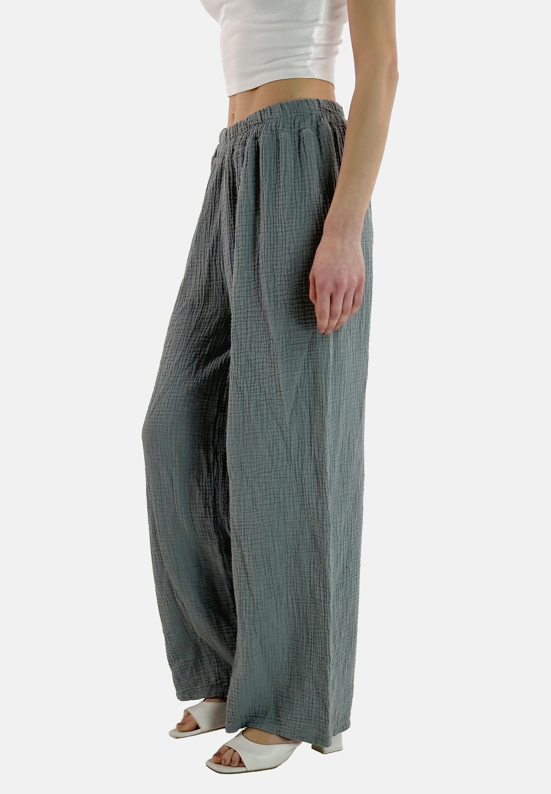 Elara Stoffhose Mouseline Hose (1-tlg)