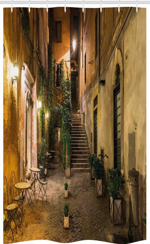 Abakuhaus Duschvorhang »Badezimmer Deko Set aus Stoff mit Haken« Breite