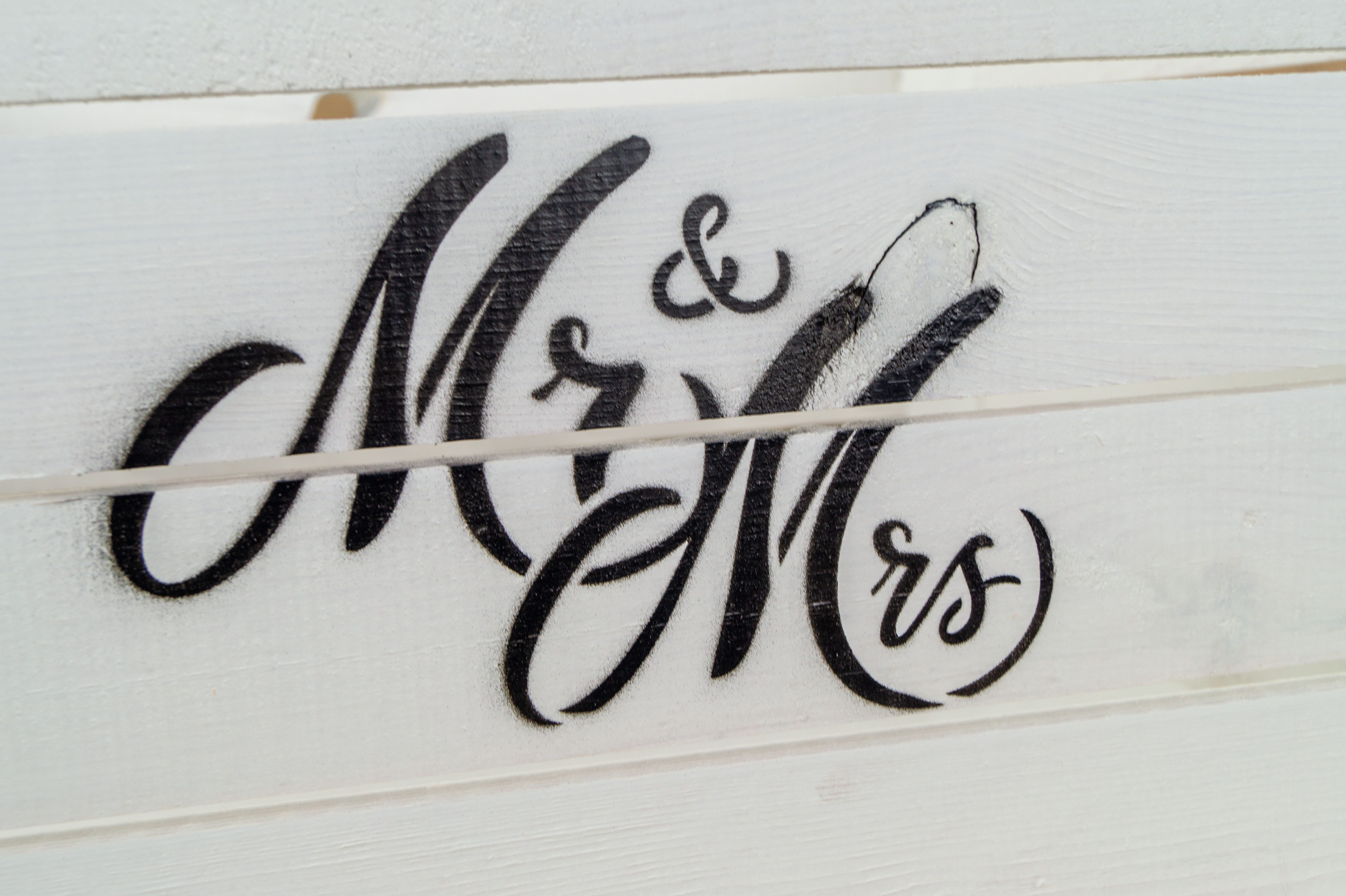 Kistenkolli Altes Land Allzweckkiste Holzkiste Johanna weiss "Mr & Mrs" (Spar-Set, 1er Set)