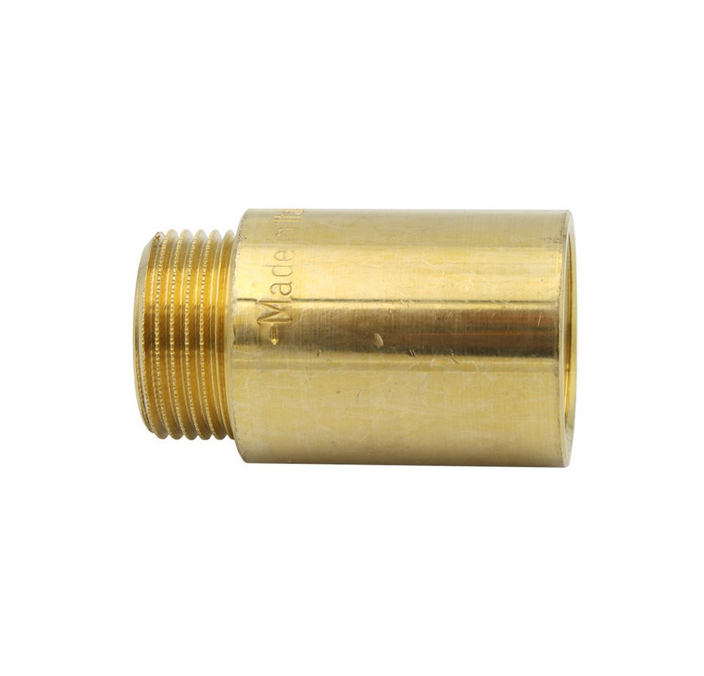 Thumbnail - General Fittins Gewindefitting Hahnverlängerung 3/4"x40mm Messing Gewindeverlängerung