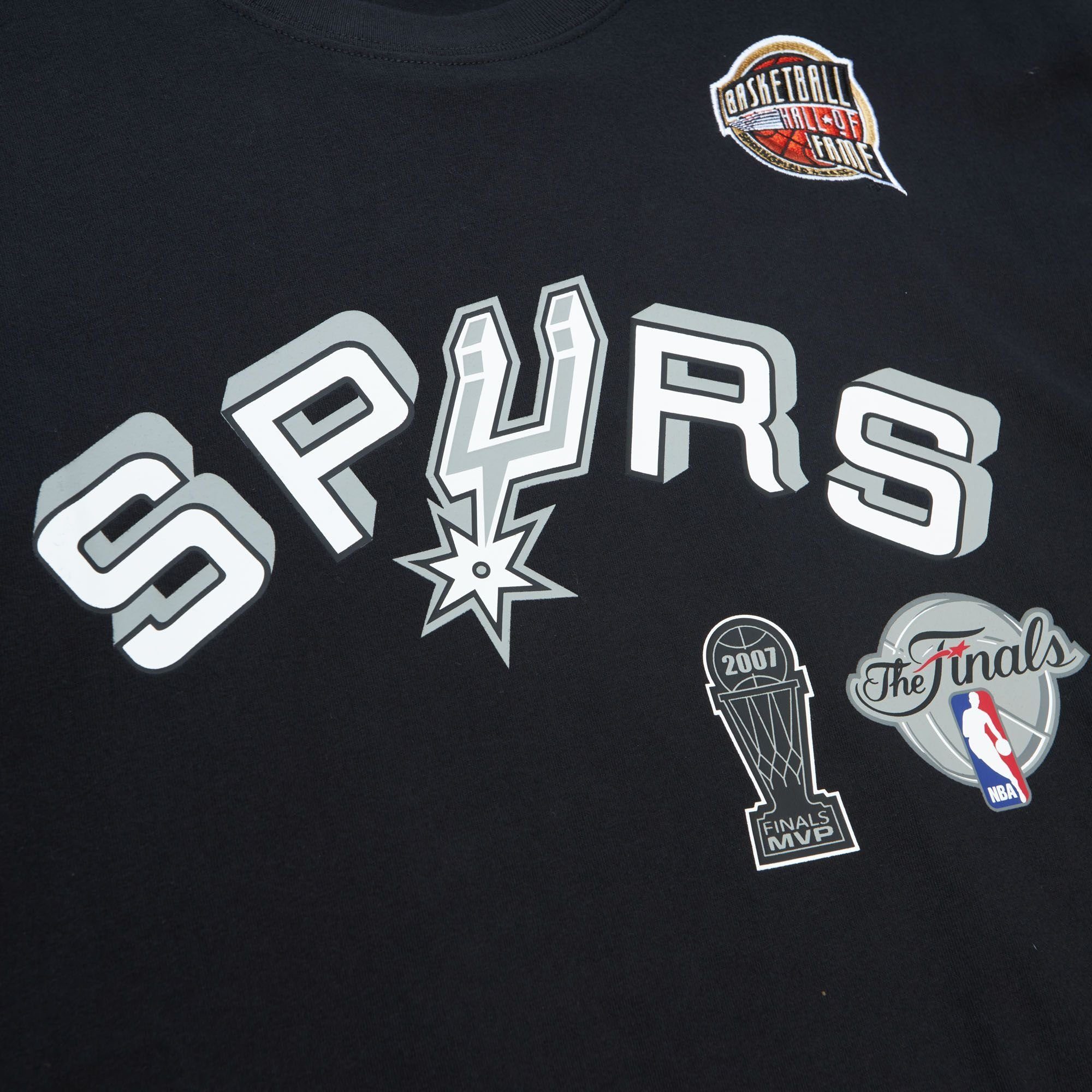 Spurs San Antonio Parker & Tony Print-Shirt FAME Ness OF Mitchell HALL