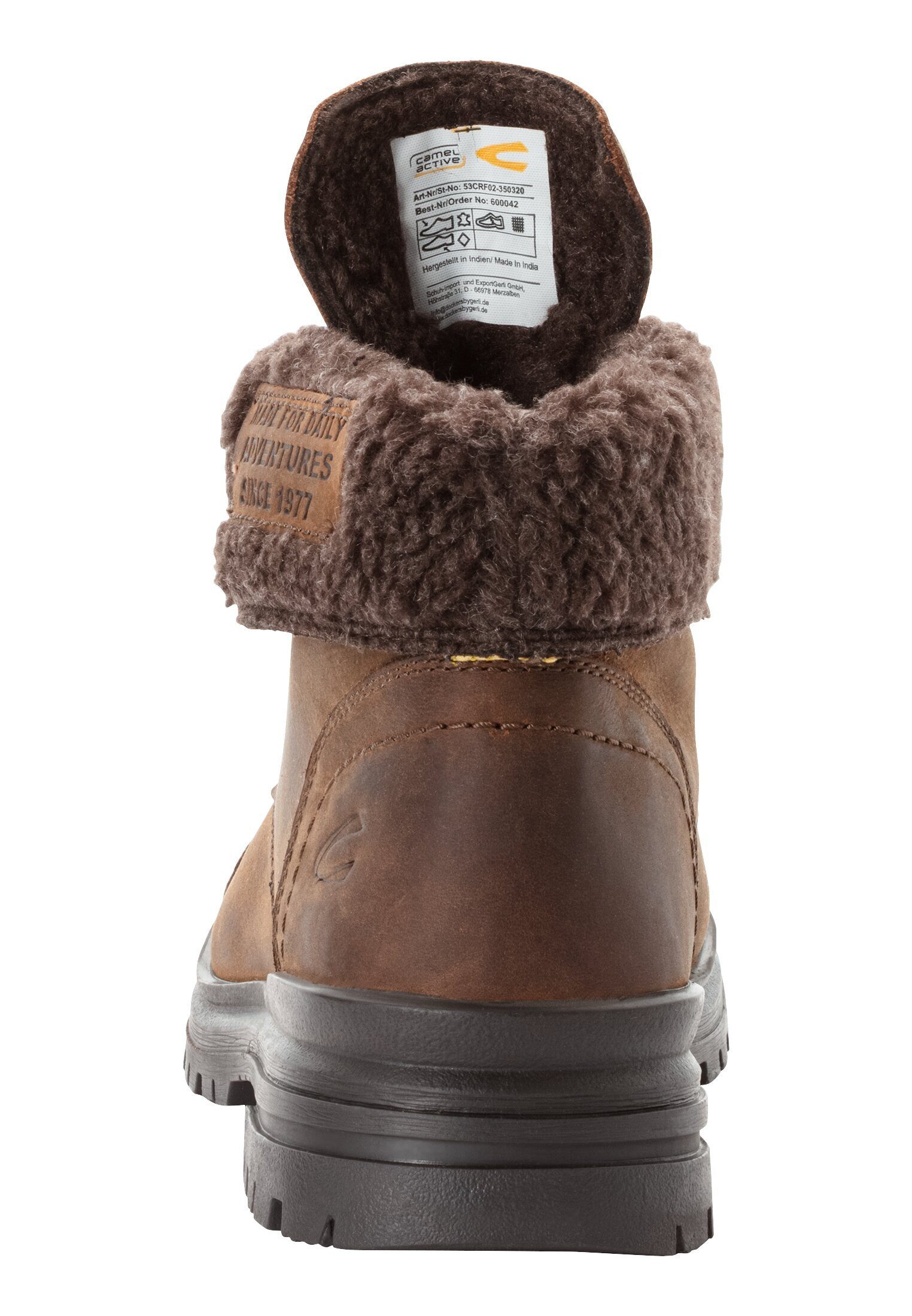 camel active Schnürschuhe mit Teddyfutter Schnürschuh