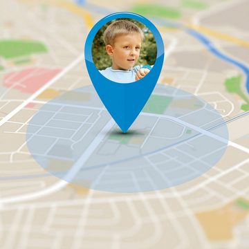 EASYmaxx Fitness-Tracker Smart Watch Kinder Tracker Wasserdicht GPS Uhr Armbanduhr Telefon