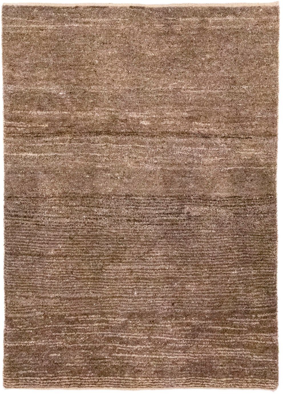 Wollteppich Gabbeh Teppich handgeknüpft braun, morgenland, rechteckig, Höhe:  15 mm, handgeknüpft, Schmutzabweisend/Pflegeleicht | Kurzflor-Teppiche