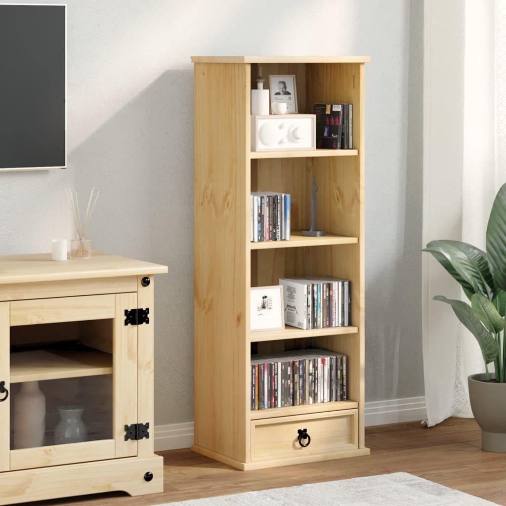 vidaXL Bücherregal CD-Schrank Corona 40x30x110 cm günstig online kaufen