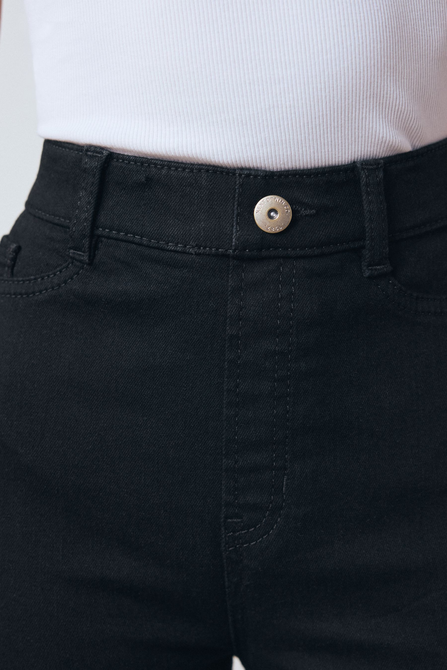 Next Schlagjeans Flexi Fit Schlupf-Hochbund-Schlagjeans (1-tlg)