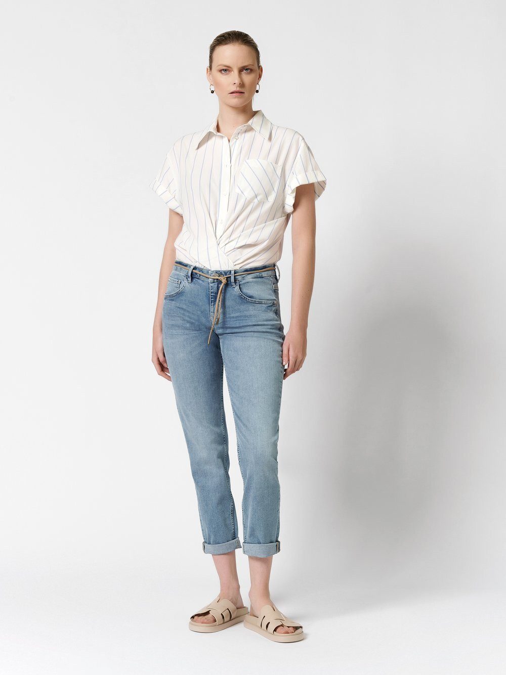 ROSNER 5-Pocket-Jeans Masha_097 mit Gürtel günstig online kaufen