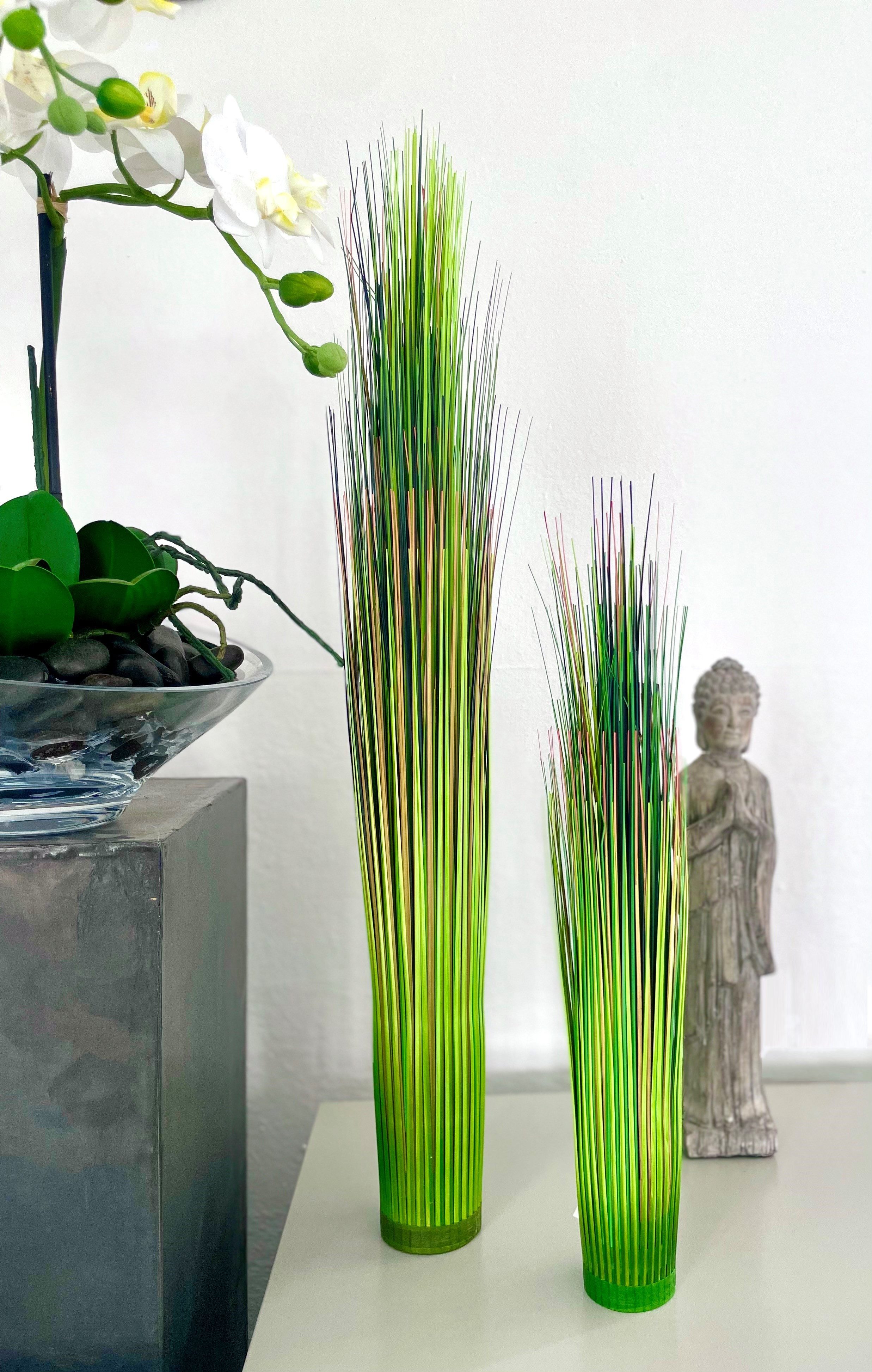 Kunstgras GRASBUND Grasbusch ca 48cm. Künstlicher Stehgras-Bündel., Gasper, Höhe 48.00 cm