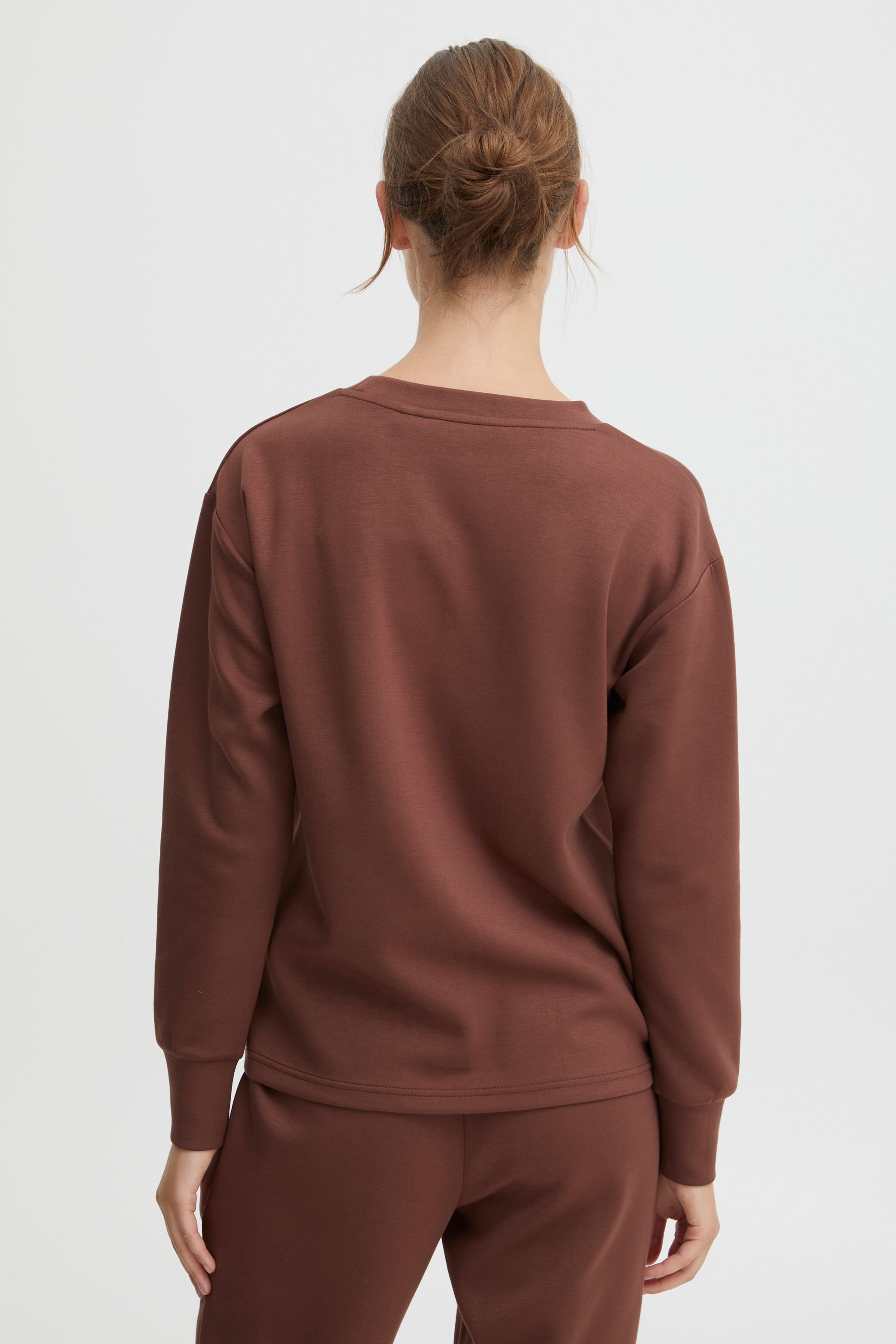 OXMO Rundhalspullover OXPea Modischer Pullover