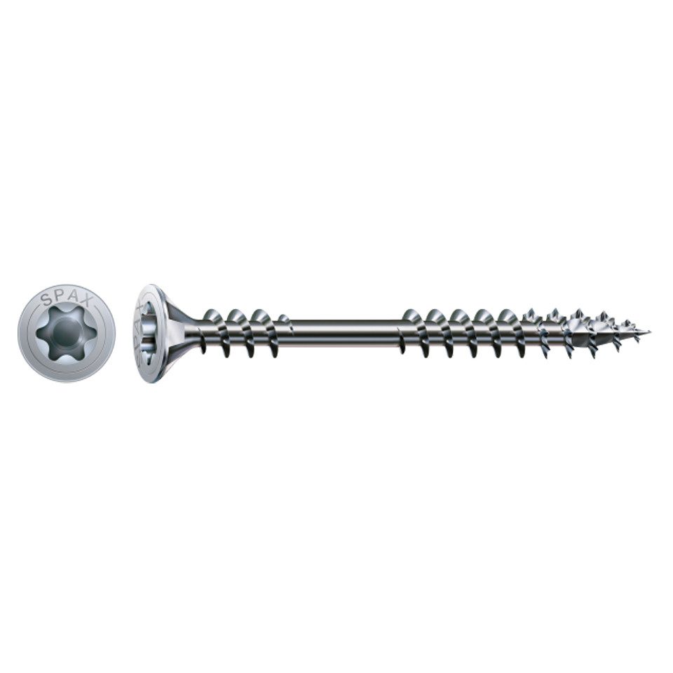 SPAX Schraube Spax Verlegeschraube, Fixiergewinde, Senkkopf, WIROX, T-STAR plus