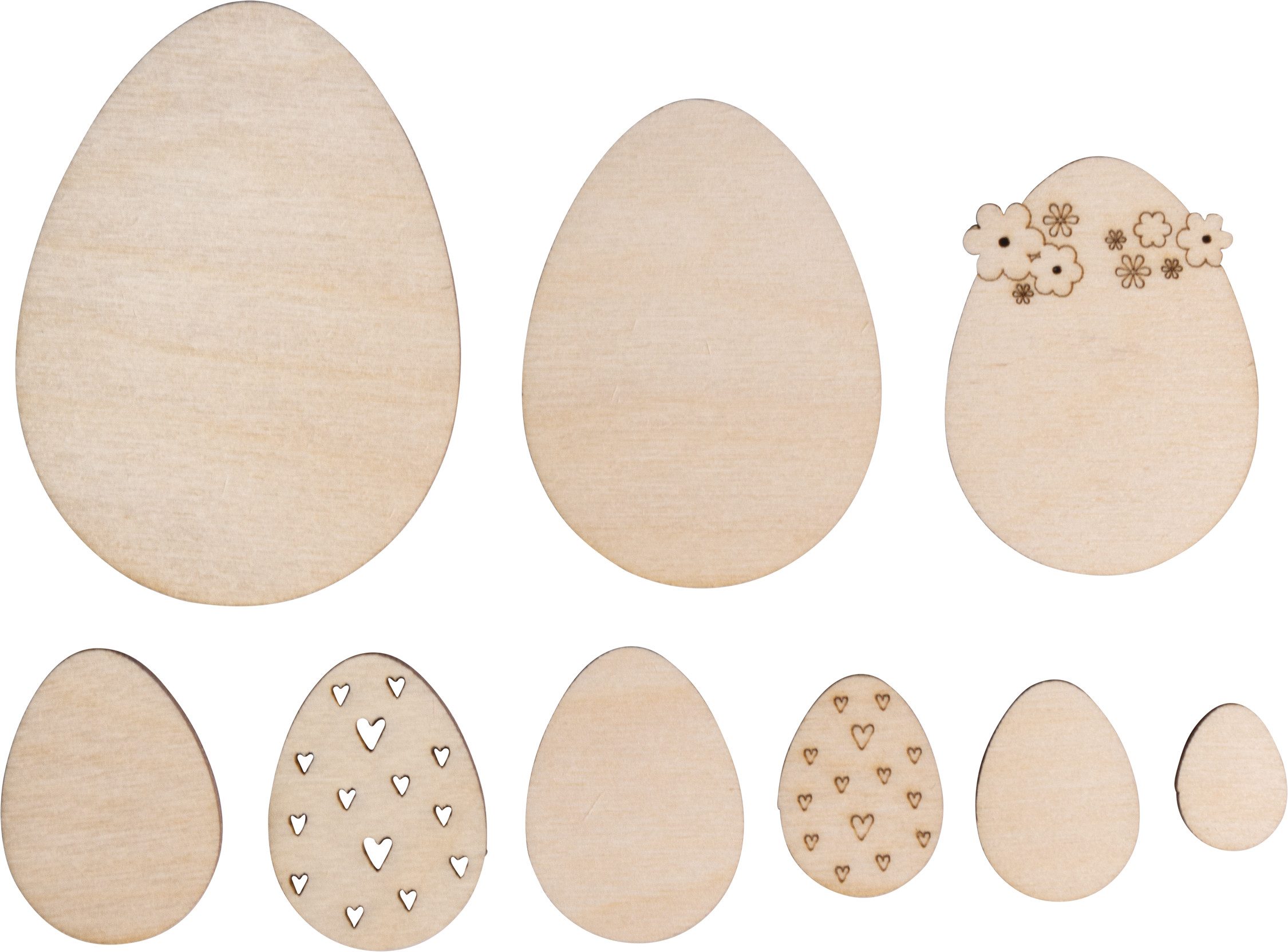 Rayher Streudeko Ostereier Mix, 9 Stück