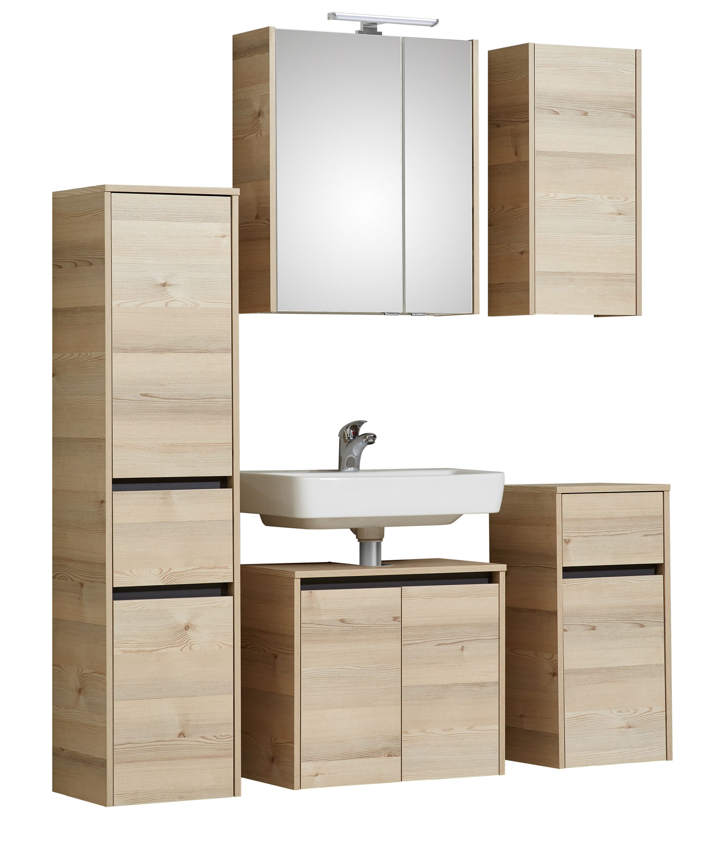 Saphir Badmöbel-Set Quickset 393, (Komplett-Set, 5-St)