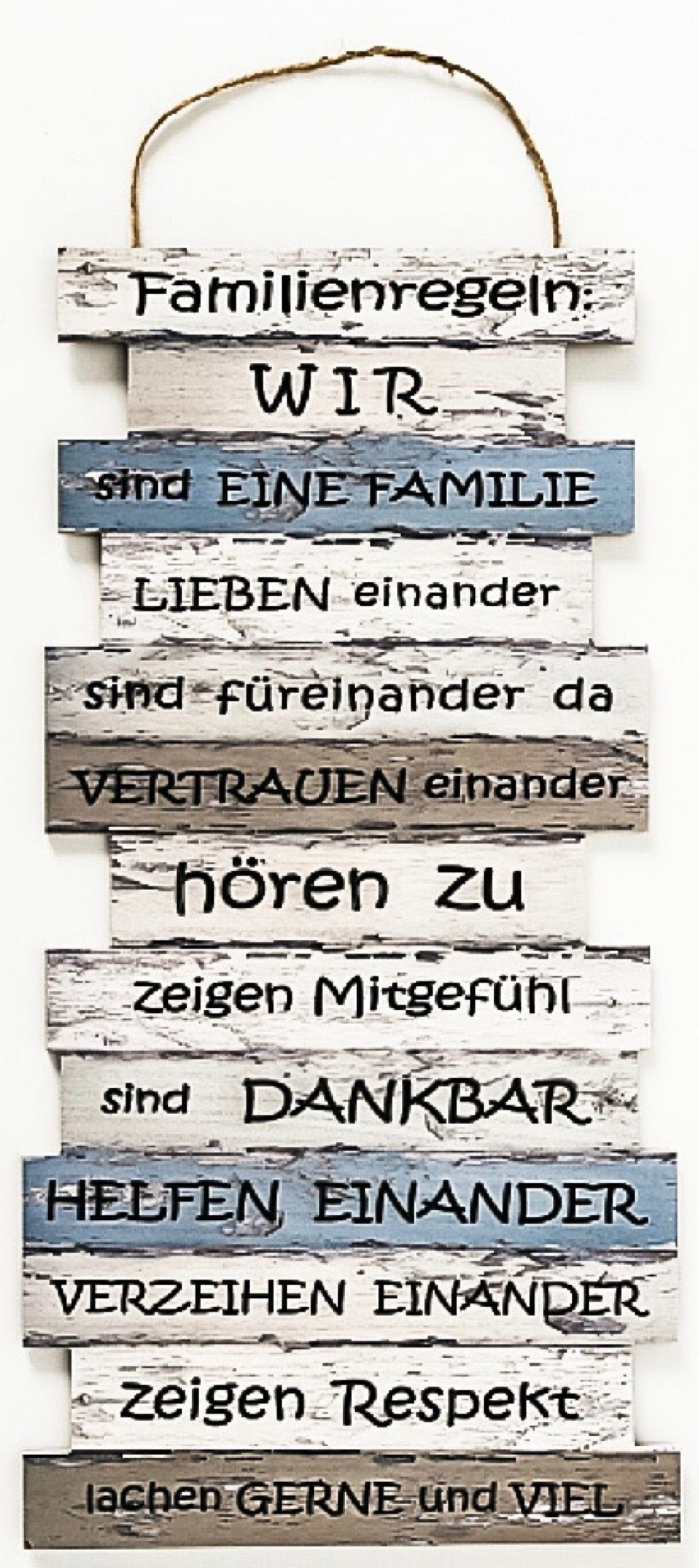 BOLTZE Metallbild, Grosses Wandbild, Holzschild Vintage Stil mit