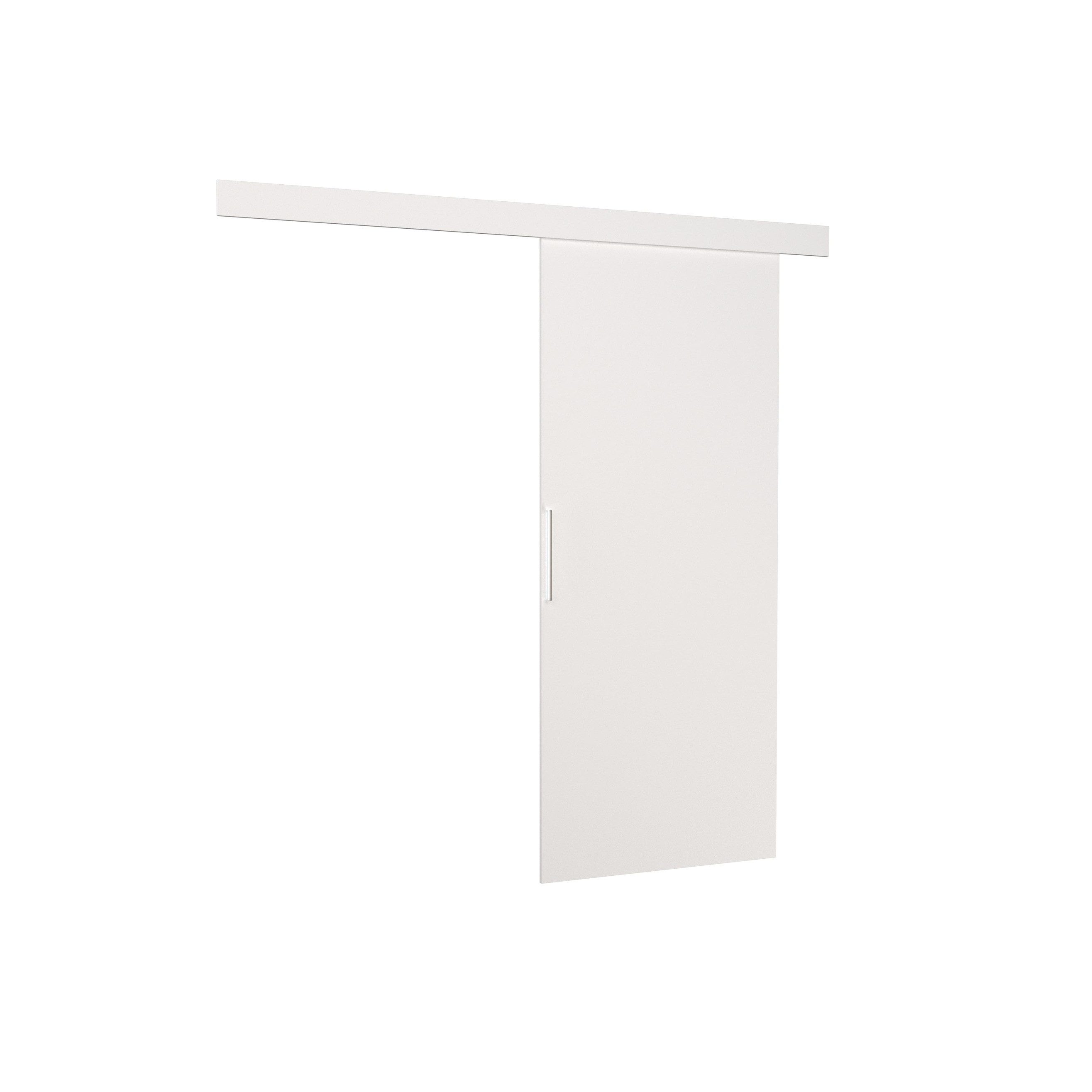 MOEBLO Schiebetür Danilo (moderne Wand-Schiebetür aus 16 mm Laminat, leises Schiebesystem, optional mit Soft-Close Funktion, universal montierbar, Schiebetüren Gleittüren Schiebetüre Schiebesysteme Türen auf Schiene Türen mit Schiebemechanismus), (BxHxT): 86 cm oder 96 cm x 205 x 1,6 cm