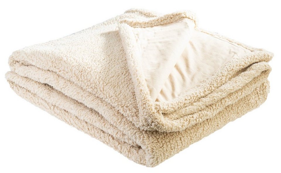 Wohndecke Wohndecke JAX, Beige, B 150 cm, L 200 cm