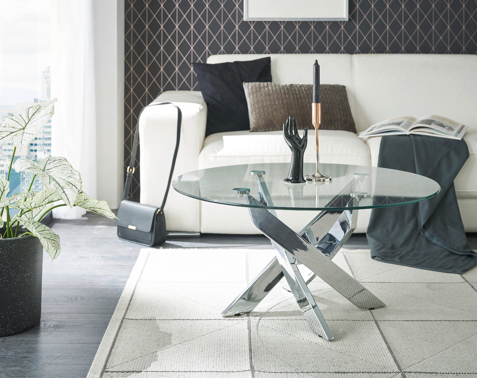 MCA furniture Couchtisch Design-S (Wohnzimmertisch rund, günstig online kaufen
