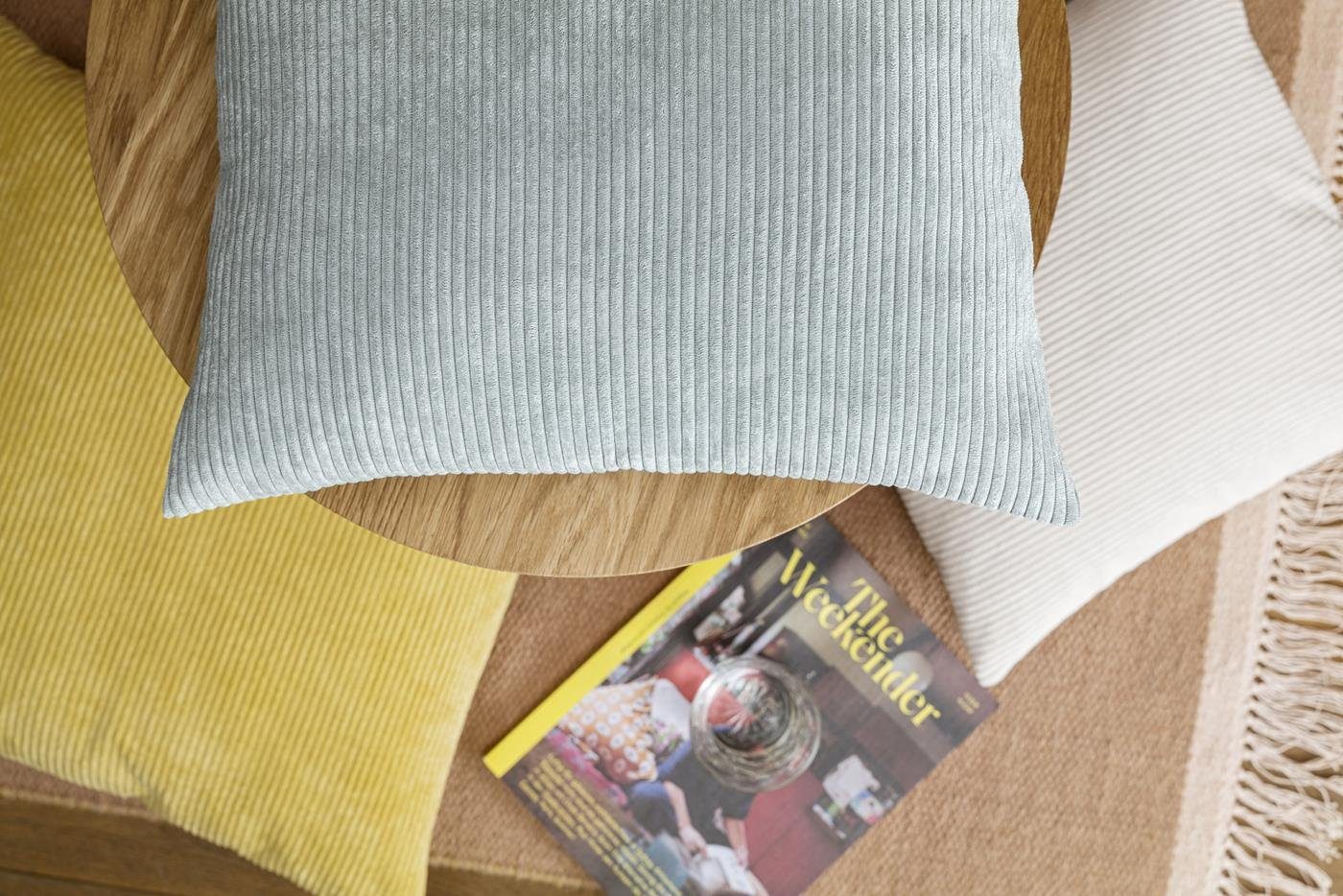 Magma Heimtex Kissenhülle Cord Kord Kissenbezug Inga 40x40cm in trendigen F günstig online kaufen