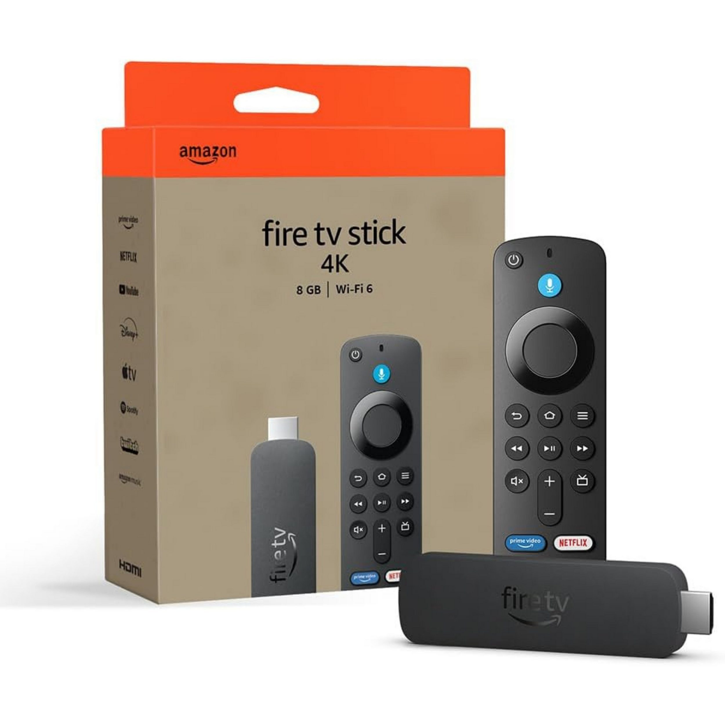 Amazon Streaming-Stick Fire TV Stick 4K Ultra HD (Neueste Generation) Unterstützt Wi-Fi 6, (1 St)