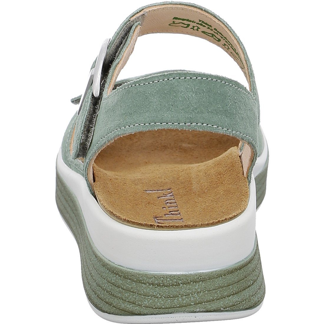 - Schuhe, Think! Think! Sandalette grün Sandalette Velours Meggie 048405