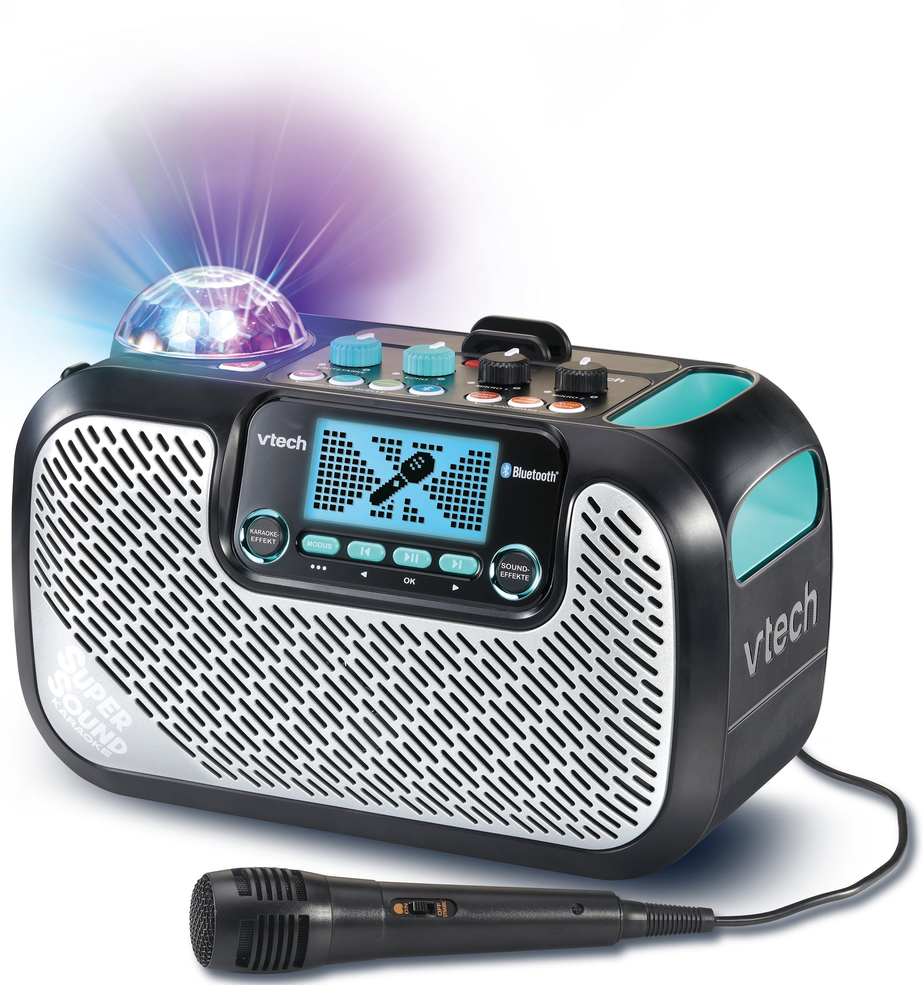 mit Vtech® und ab Altersangabe: SuperSound 14 Karaoke, Jahren Lernspielzeug Kiditronics, Soundeffekten, Licht-