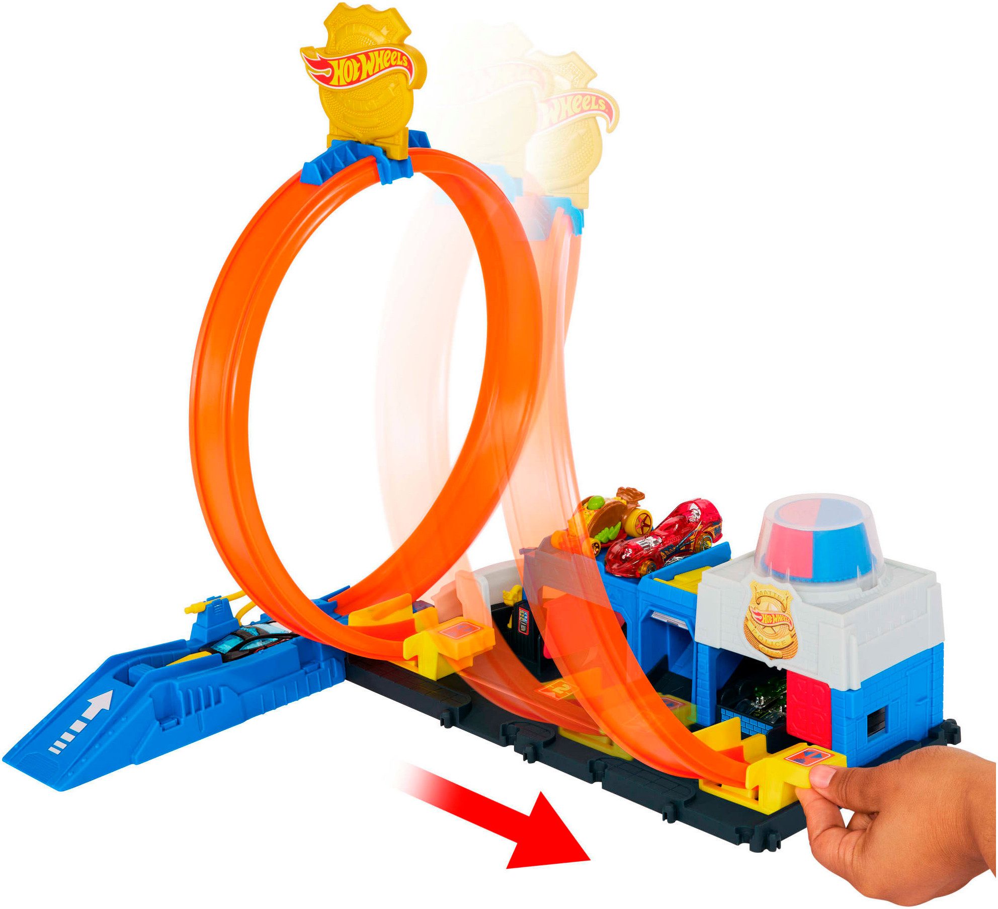 Hot Wheels Spiel-Polizeistation City Super Polizeistation