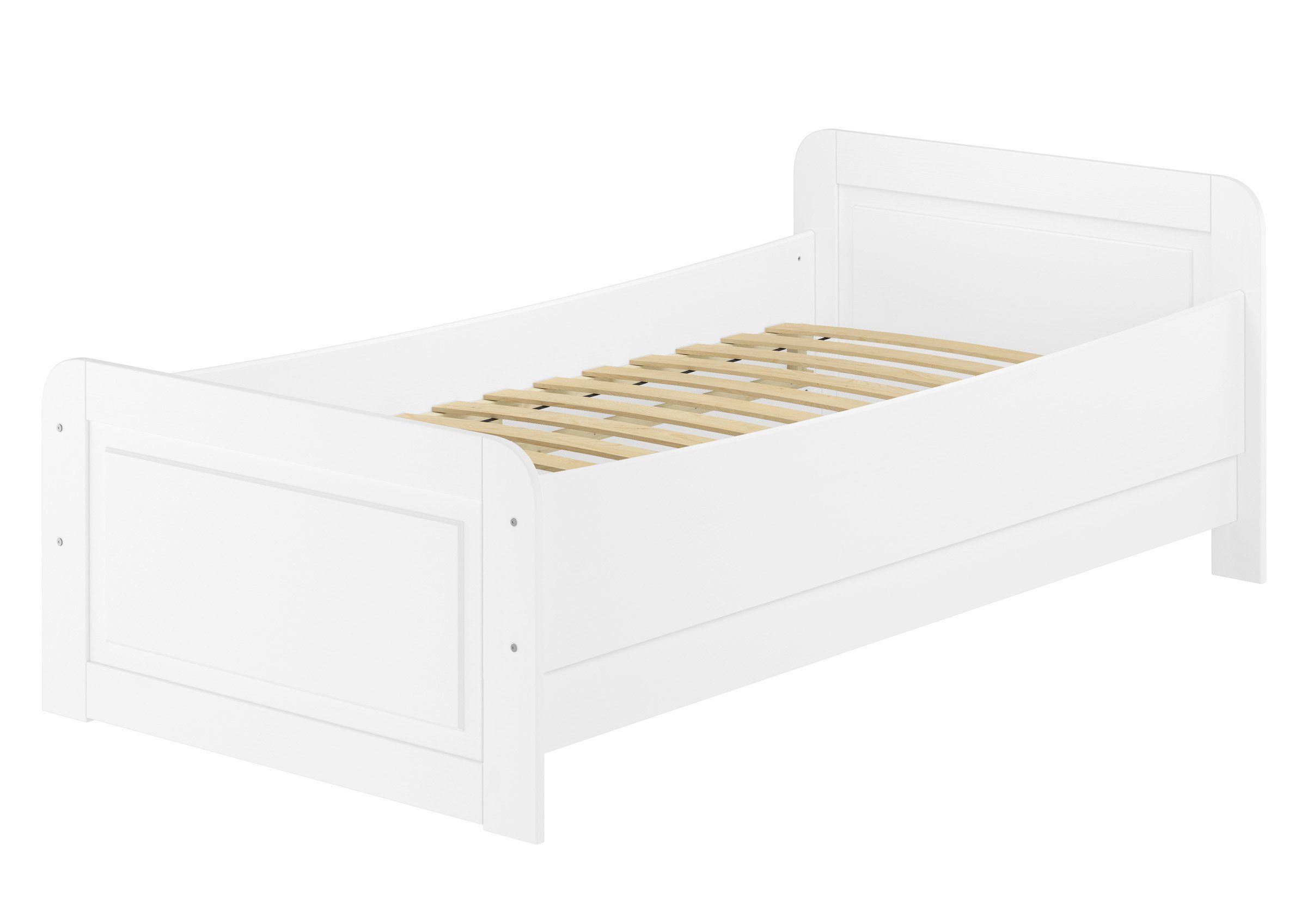 ERST-HOLZ Bett Weißes Seniorenbett 100 x günstig online kaufen