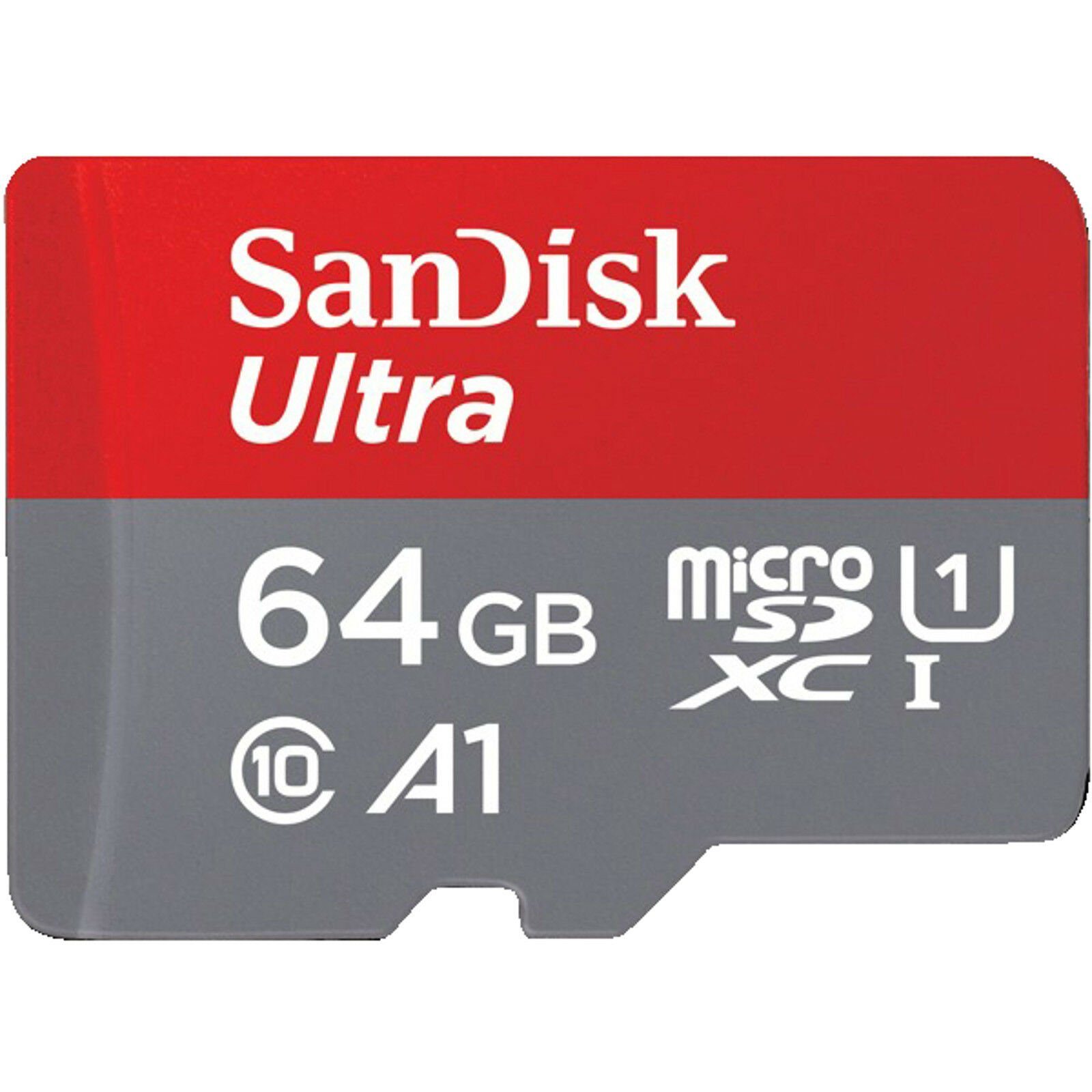Sandisk SanDisk Ultra® 64GB Micro SD Speicherkarte mit SD Adapter Micro SD-Karte