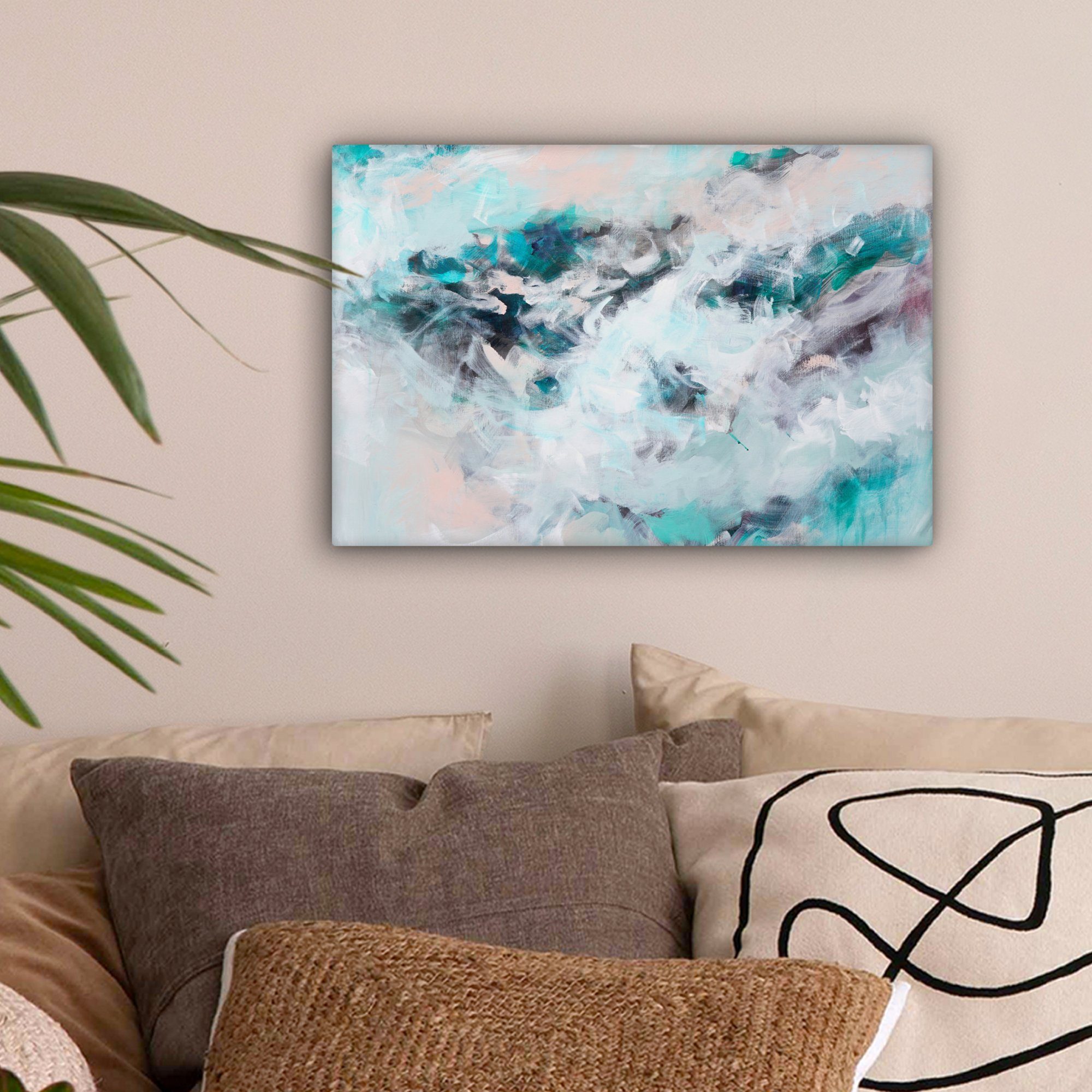 OneMillionCanvasses® Leinwandbild Abstrakt - Meer - günstig online kaufen