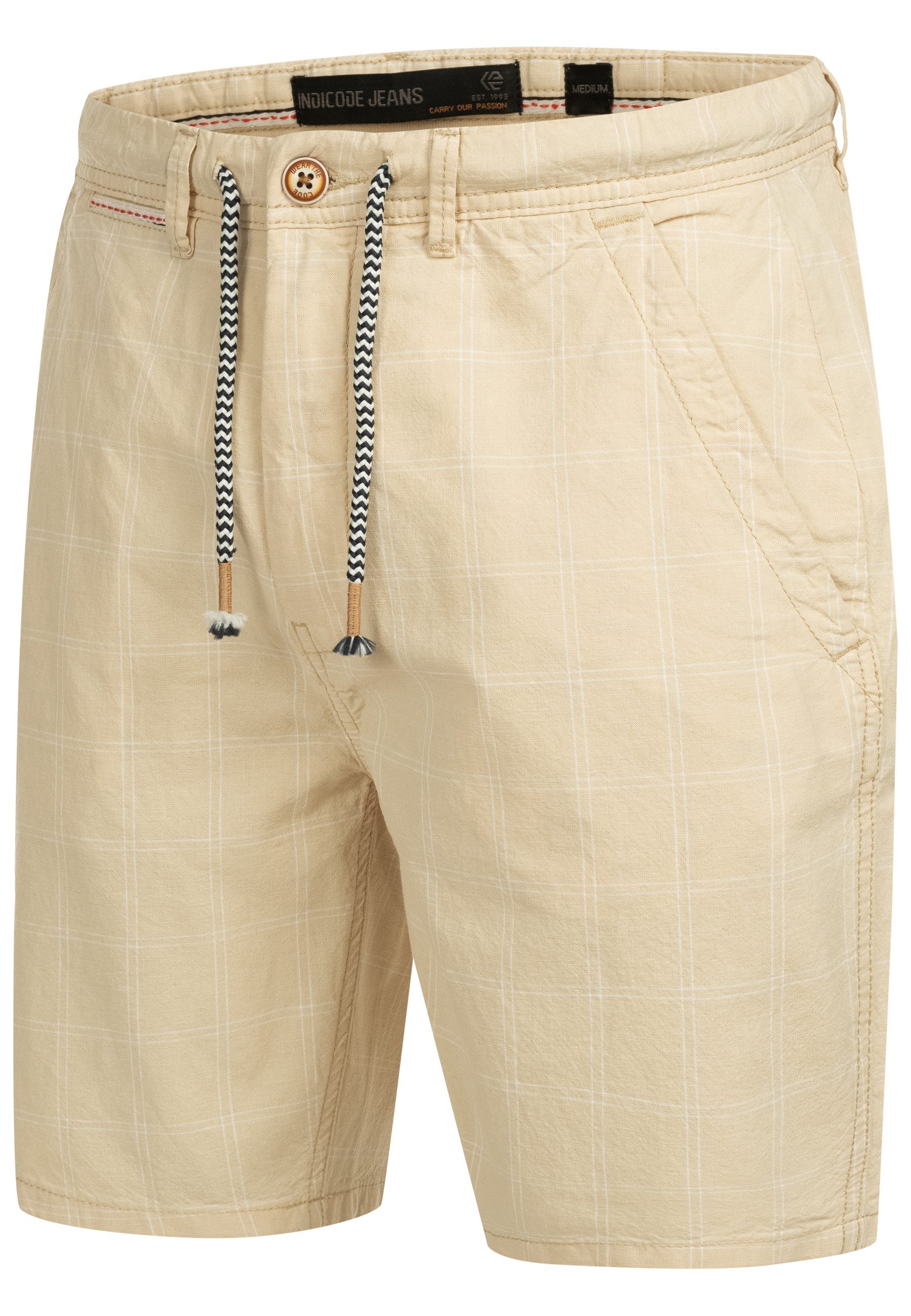 Indicode Chinoshorts Corvallis aus einem angenehmen günstig online kaufen