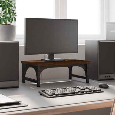vidaXL Monitorständer Braun Eichen-Optik 37x23x14 cm Holzwerkstoff Monitorständer