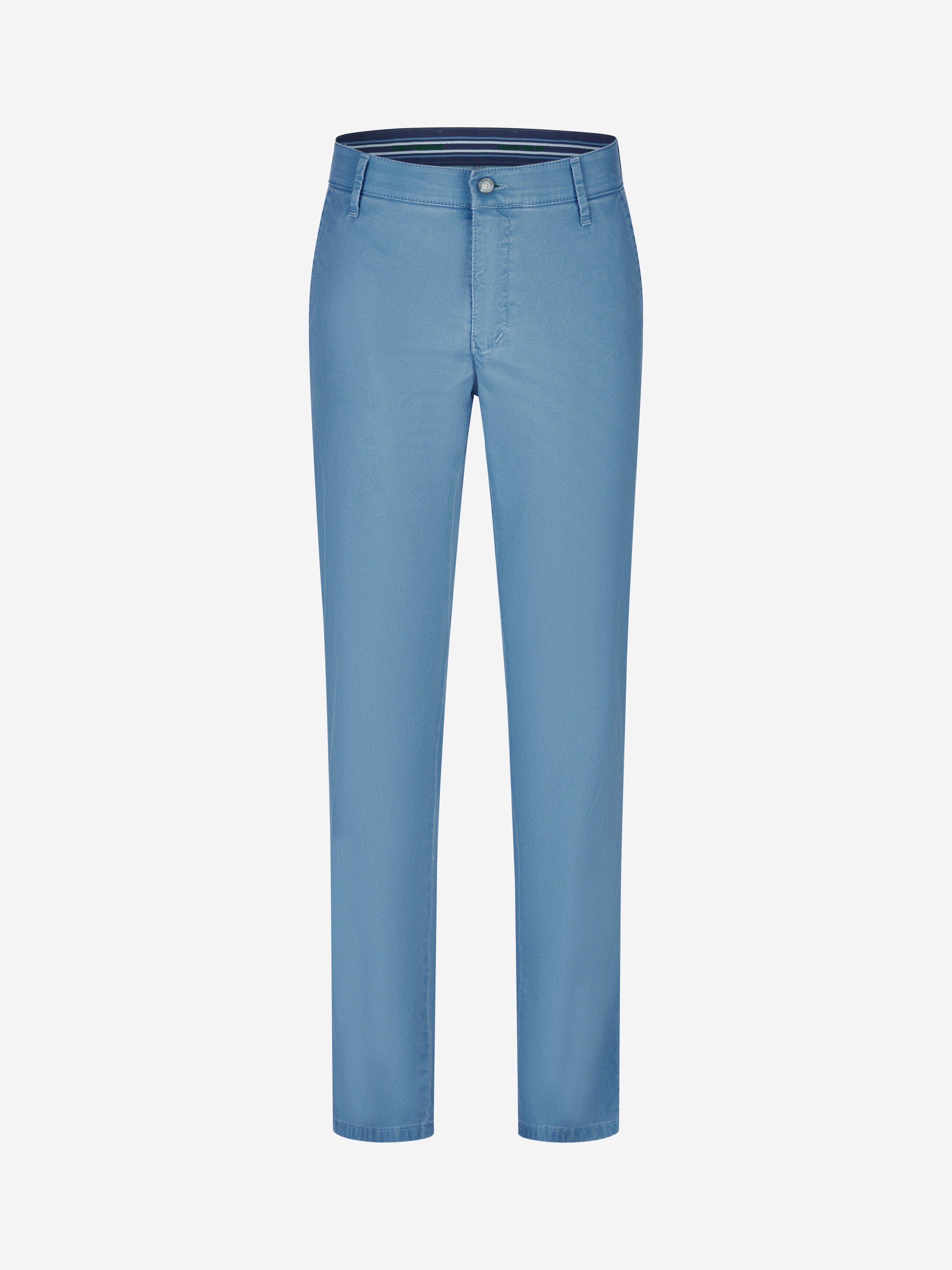 Chinohose Chino/Flat Front Hose GARVEY 8304 - blau - Herrenhose - 54