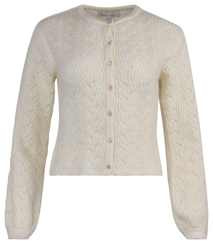 Madame Marie Trachtenjacke Trachtenjacke Avenara seidenweiß