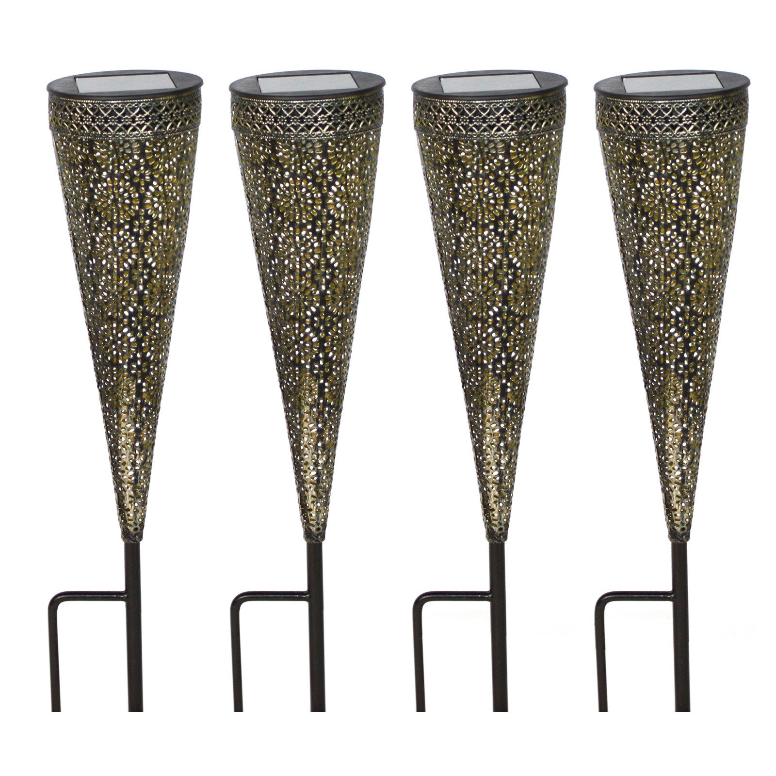 HTI-Living LED Solarleuchte Solarstecker Petal 4er günstig online kaufen