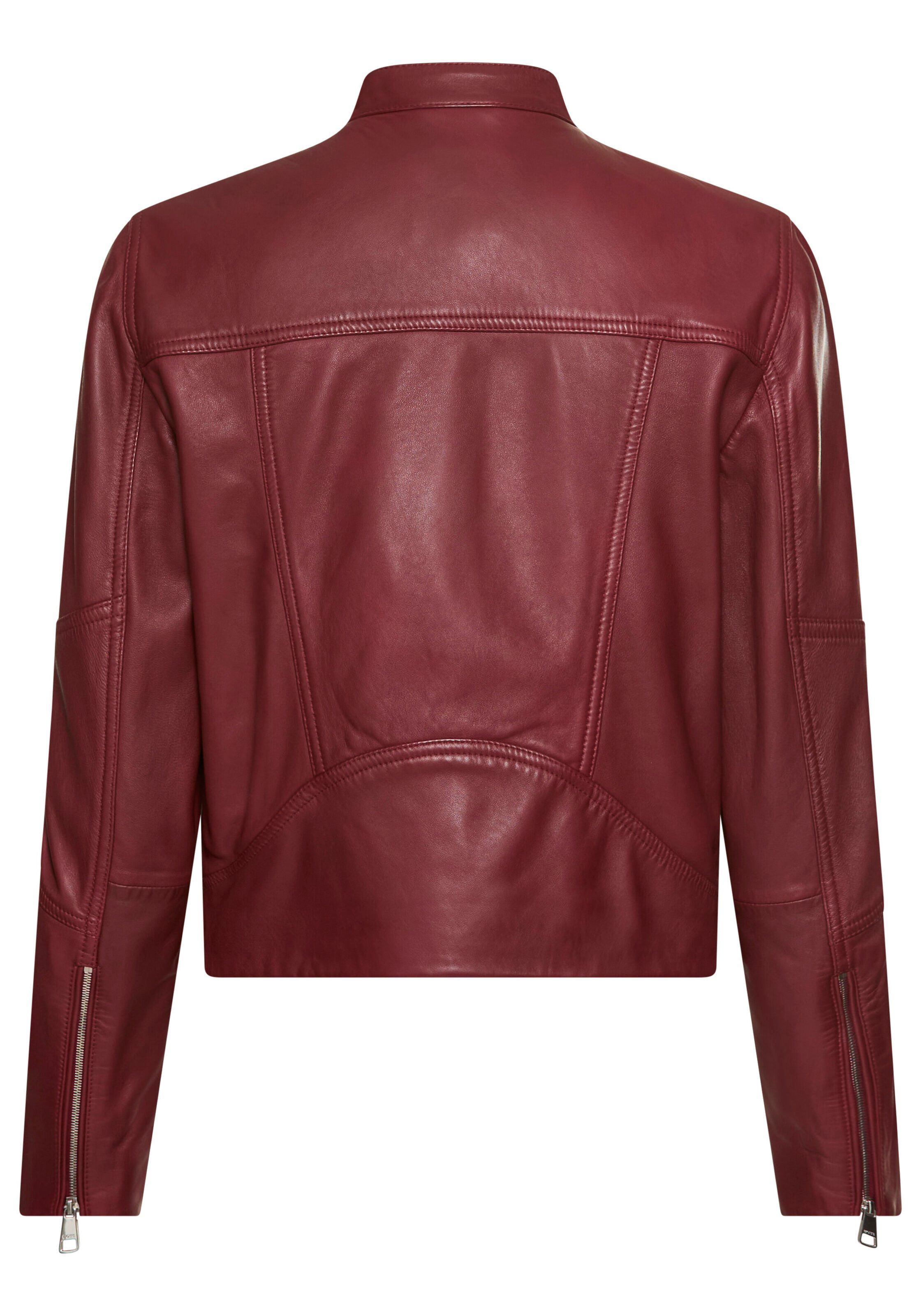 BOSS ORANGE Lederjacke Saleste Premium Damenmode aus fein genarbtem Leder günstig online kaufen