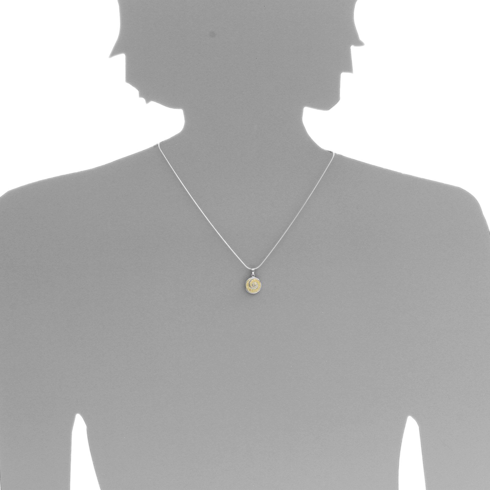 DUR Kette mit Anhänger DUR Kette mit Anhänger Spirale - Strandsand (2-tlg) günstig online kaufen