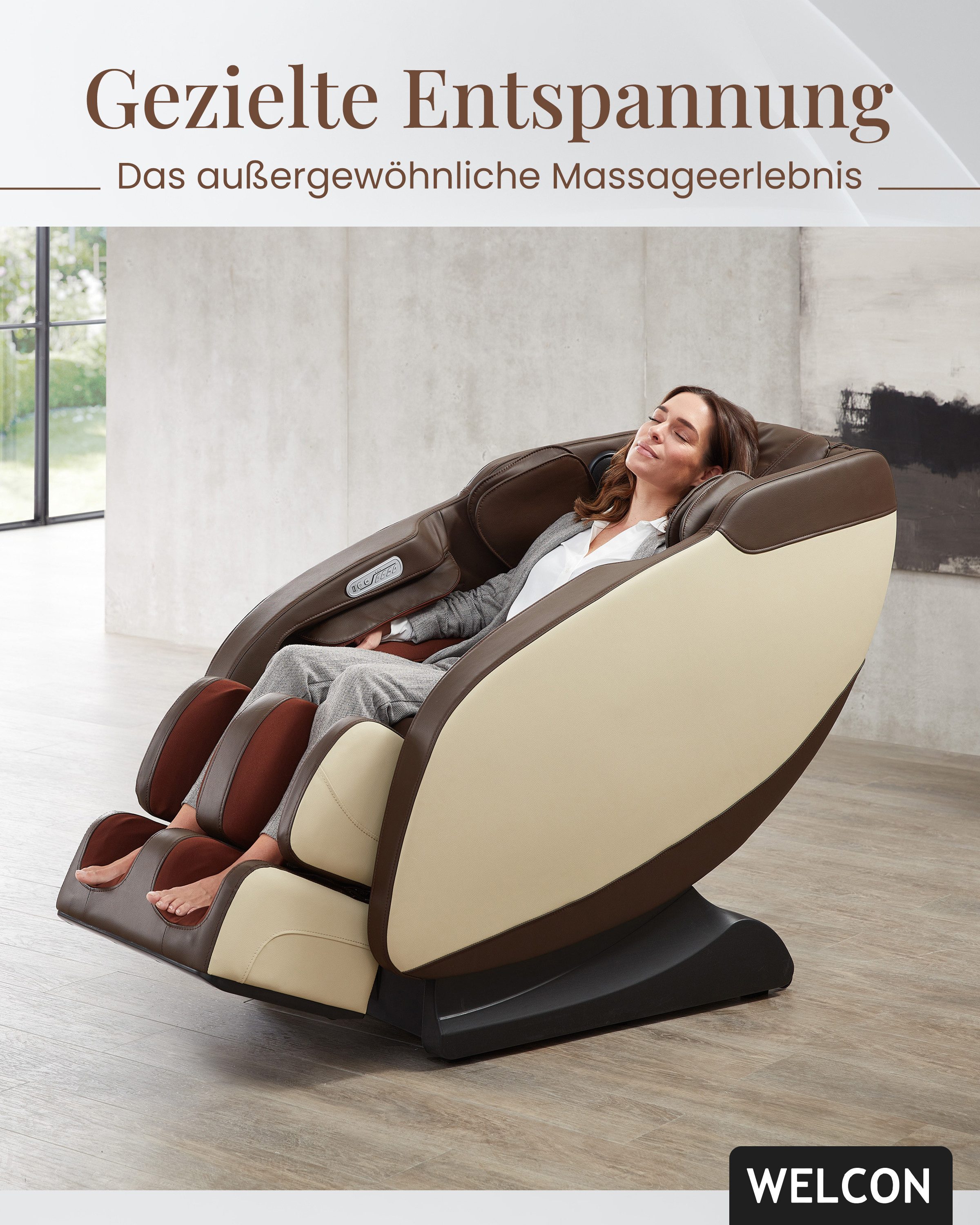 WELCON Massagesessel Massagesessel WELCON PRESTIGE II mit Wärmefunktion