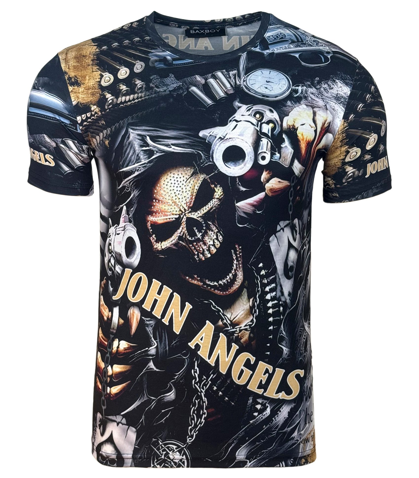 Baxboy T-Shirt Baxboy Moderner Männer Kurzarm günstig online kaufen