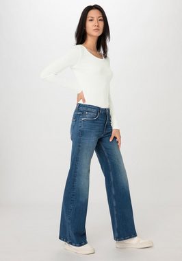 Hessnatur 5-Pocket-Jeans ALVA High Rise Wide Leg aus Bio-Denim (1-tlg)