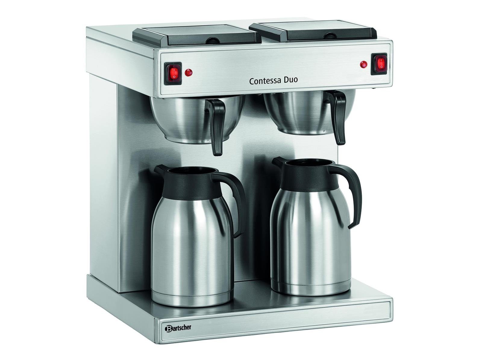 Bartscher Filterkaffeemaschine, Korbfilter, 8 Minuten für 2 Liter