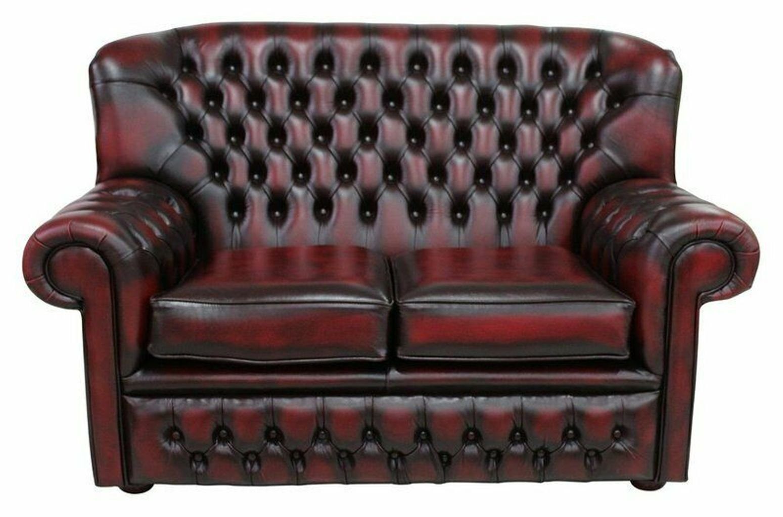 JVmoebel Chesterfield-Sofa, Chesterfield Neu Luxus 2 Sitzer Couch Polster Sofa Premium