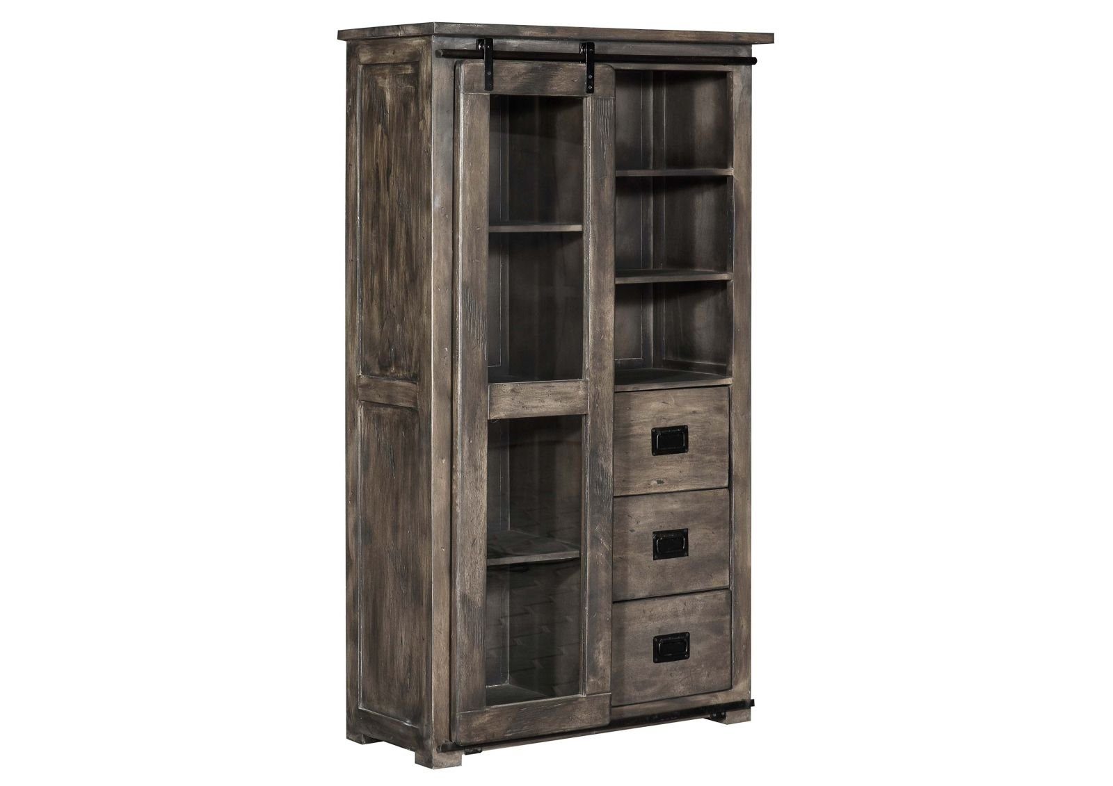 Massivmoebel24 Standvitrine #226 (Vitrine Mango 100x45x175 günstig online kaufen