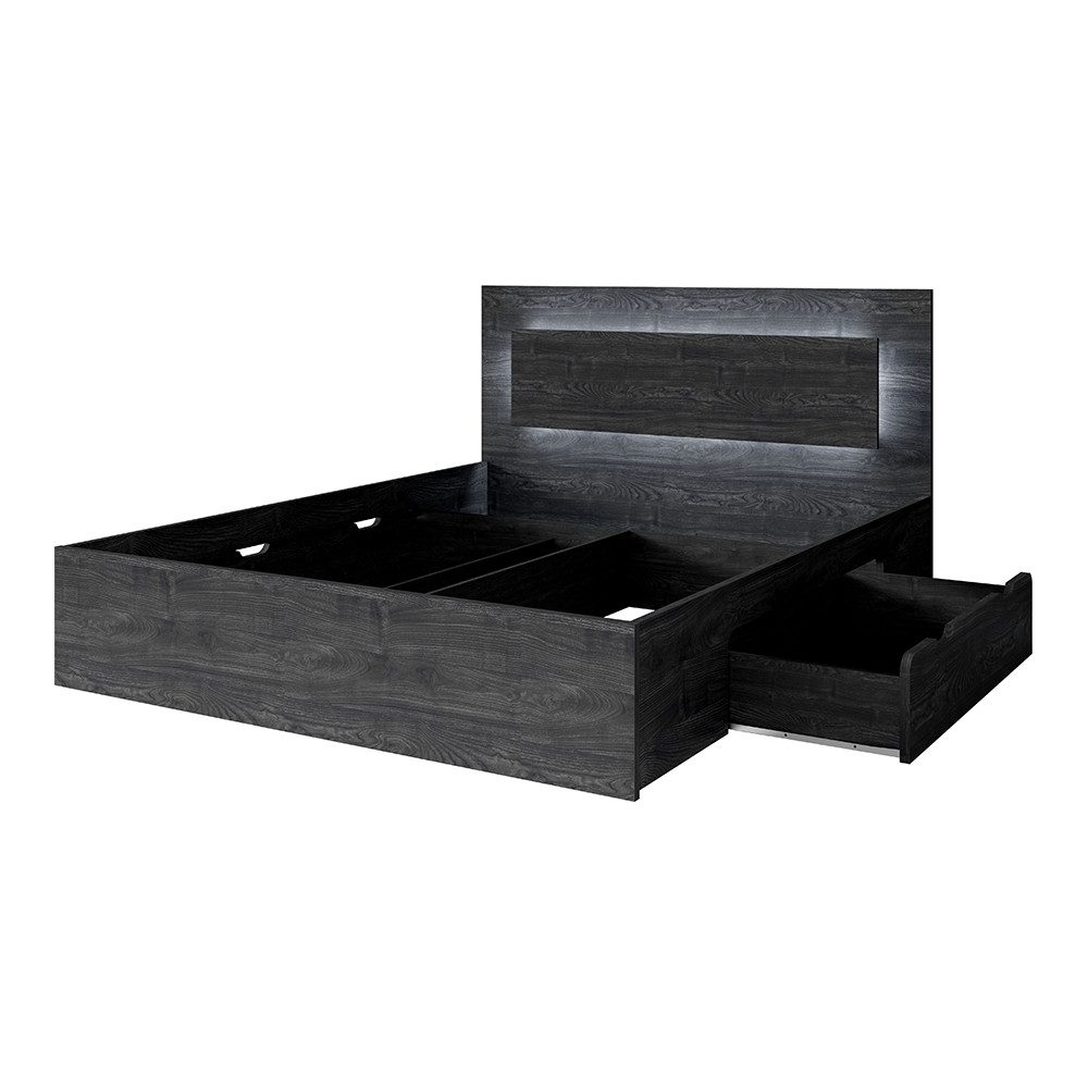 Lomadox Bettgestell TORTONA-166, Doppelbett 180x200cm, Esche, günstig online kaufen