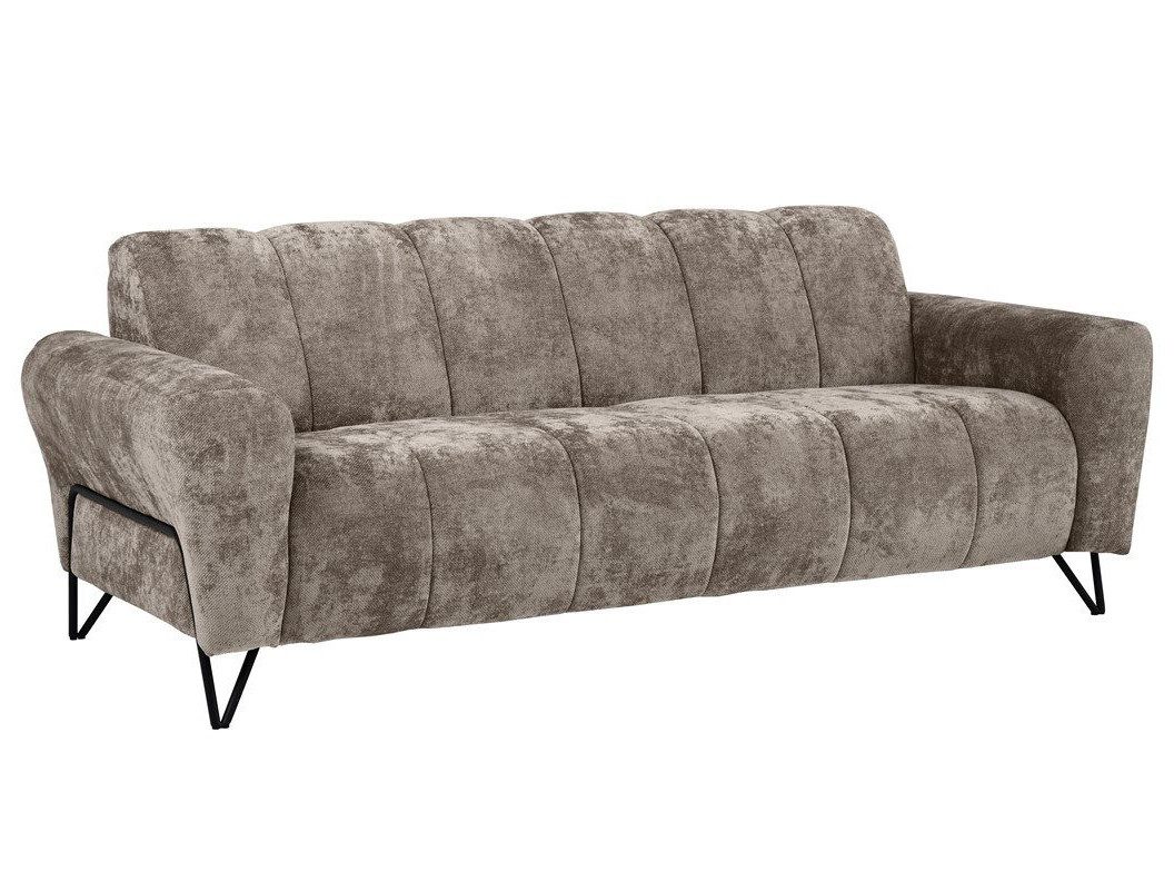 Beautysofa Sofa mit Metallbeine in schwarzer günstig online kaufen