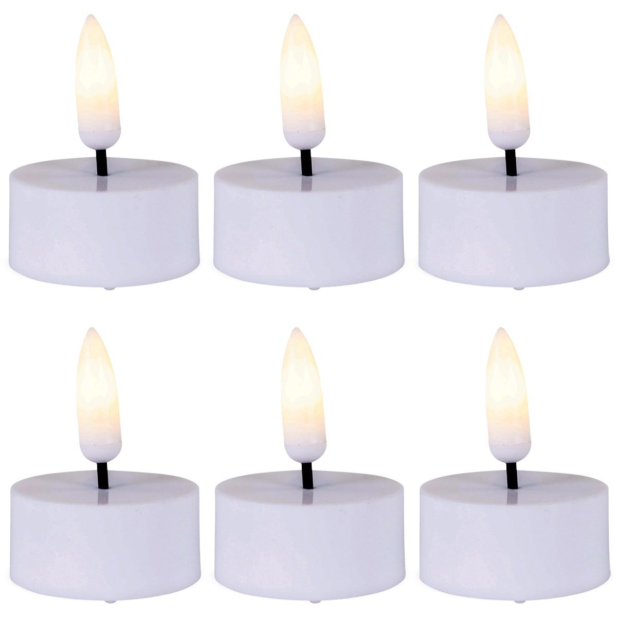 matches21 HOME & HOBBY LED-Kerze Kleine LED Teelichter 6er Set elektrische günstig online kaufen