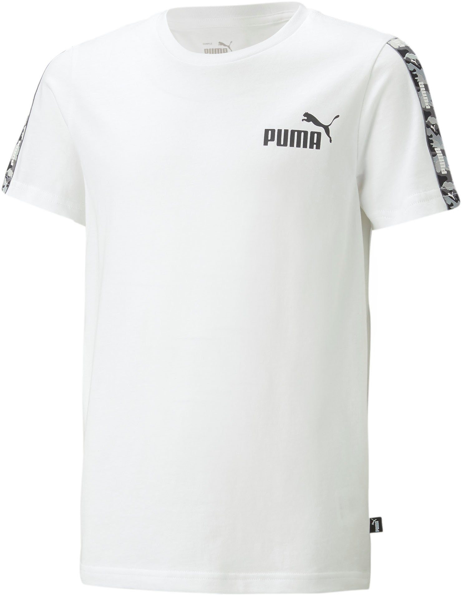 Beliebtes Sonderpreis-Schnäppchen PUMA T-Shirt ESS weiß TEE CAMO B TAPE